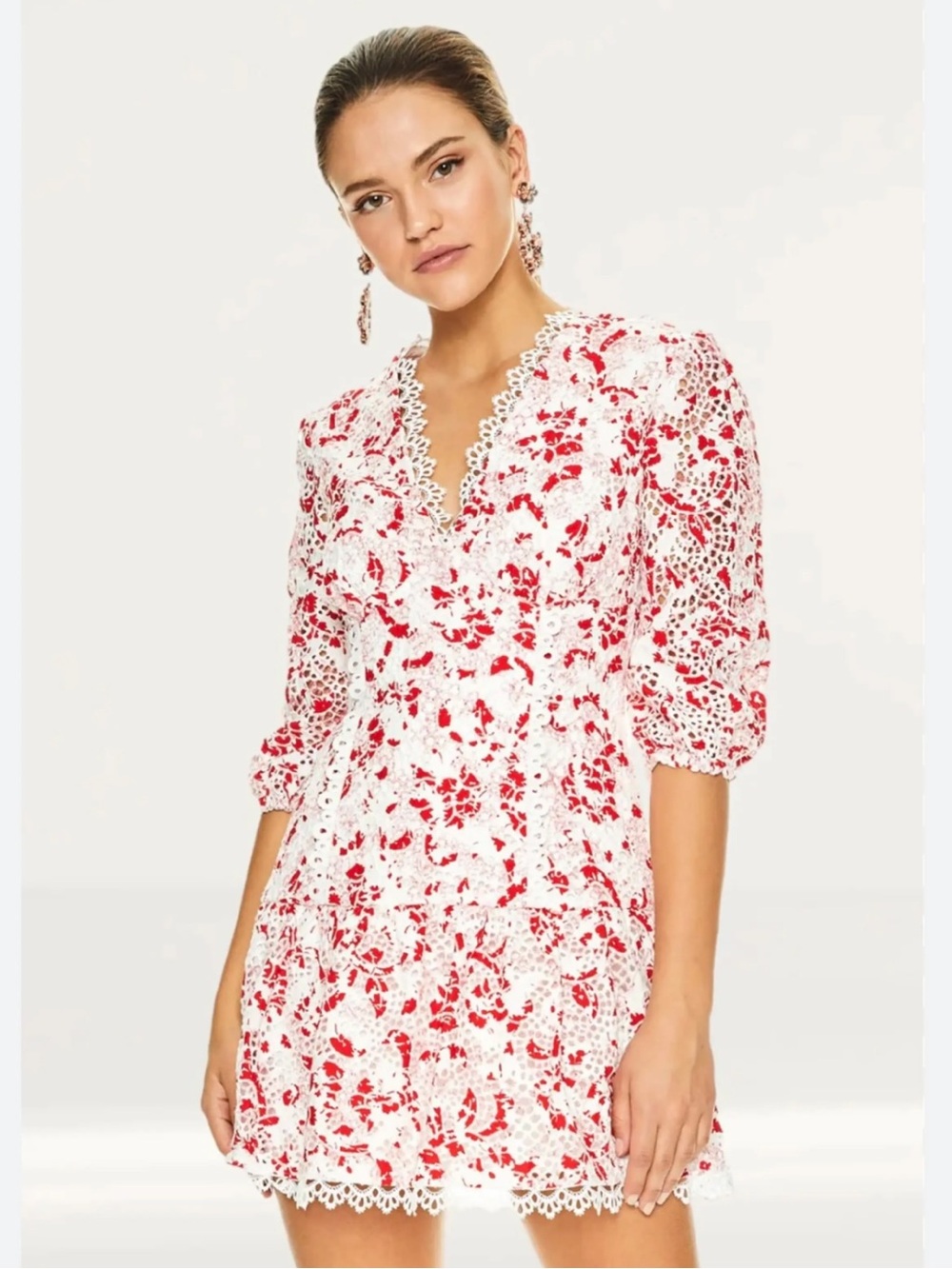 La Maison, Tallulah, dance and romance, red and white eyelet dress